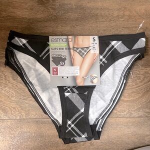 5 pack Black and White Women's bikini Briefs